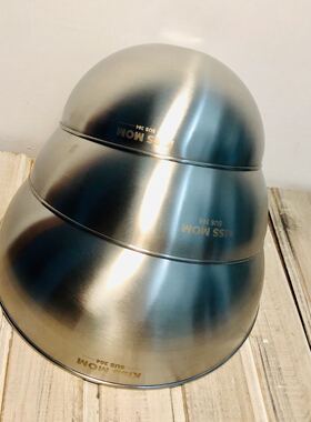 304不锈钢沙拉搅拌盆上菜用碗厨房半球打发打蛋拌面馅料碗126048