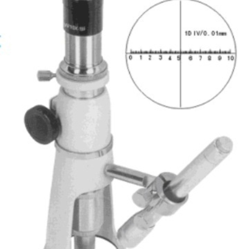 批发 100倍带光源测量显微镜 100倍带光源带刻度放大镜