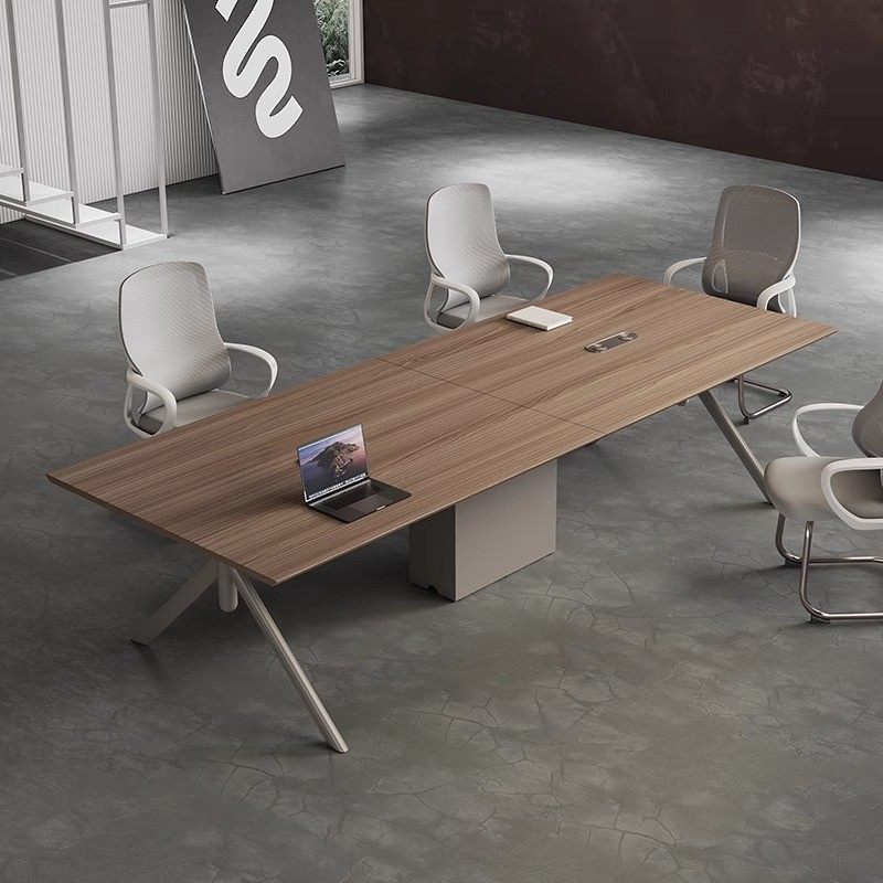 会议桌长桌办公桌椅组合简约现代小型洽谈办公室家具培训桌长条桌