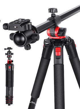 纽尔N284横向三脚架 带独脚架 镁铝合金稳固便捷184cm 可伸缩