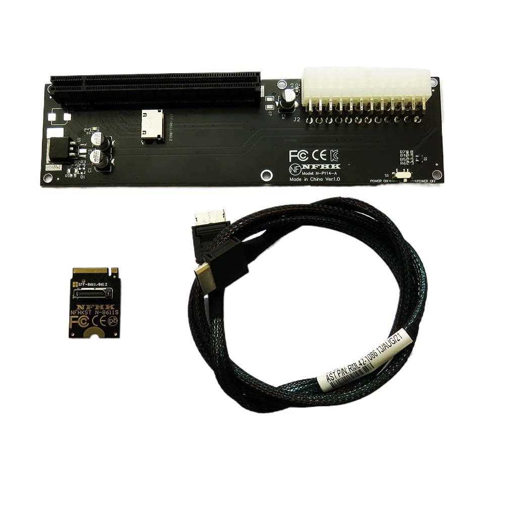 GPD WIN MAX2 M.2接口转Oculink SFF-8612 SFF8611外接显卡转接卡