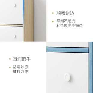 简易书柜落地靠墙客厅置物架卧室收纳架储物柜简约现公