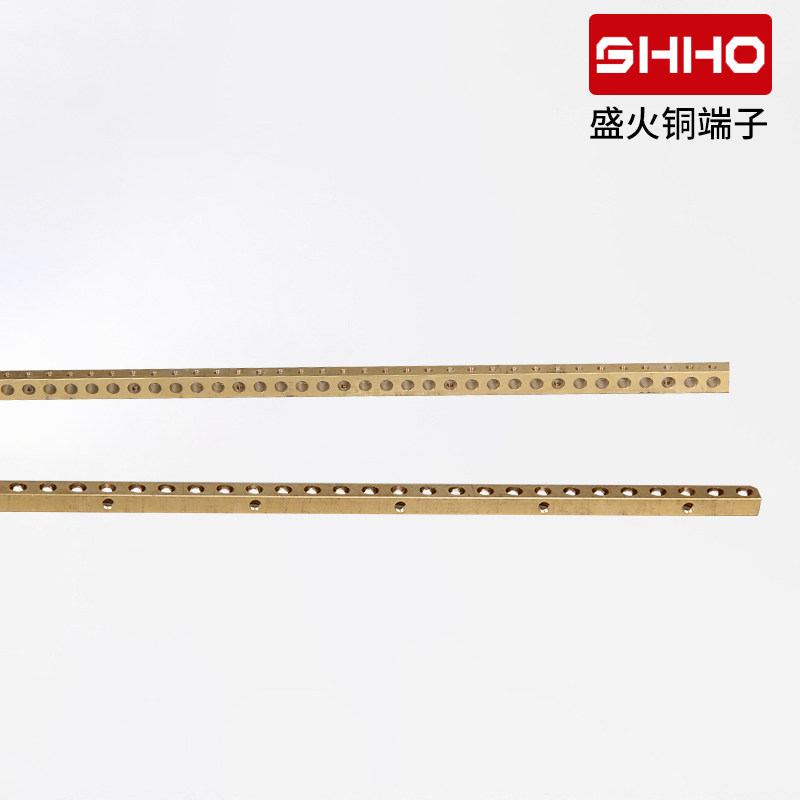 一米零地排6*8铜接线端子排 配电箱接线排 1米长120孔 黄铜排,电子/电工,接线端子,淘宝优惠券,粉丝福利购,淘宝优惠卷