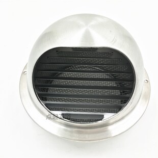 150MM厚不锈钢外墙风管排风罩油机管道止回阀换气通风盖排气罩