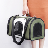 便携透气大容量外出包猫咪背包泰迪外出猫笼子狗包猫包手提宠物包