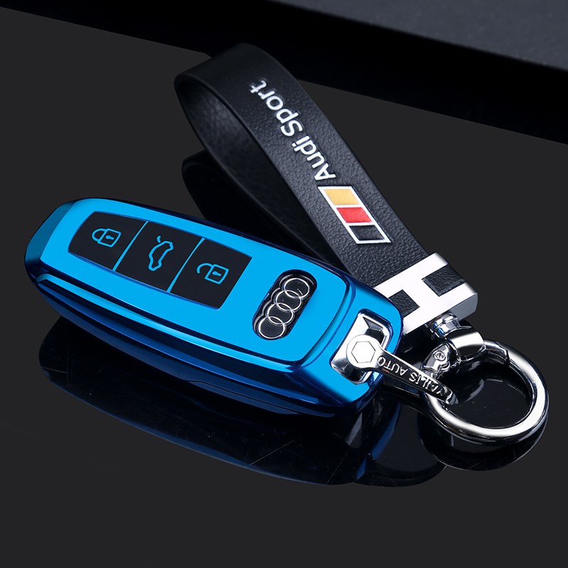 专用奥迪新a6l钥匙套a4l/a3/q5l/q7/q8/q3/q2l/a5/a8l/tt高档包扣