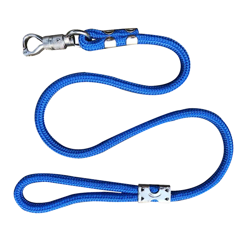 大型犬专用狗绳新款304钢万向钩牵引比特中亚加粗尼龙宠物遛狗绳