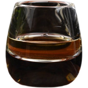 纯手工原石打磨加厚底啤酒杯圆口啤杯威士忌杯红酒威士忌酒杯洋酒