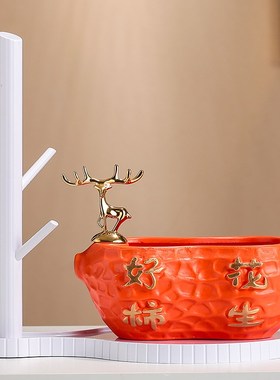 创意入户口鞋柜玄关摆件钥匙收纳家居客厅桌面装饰品乔迁新居礼品