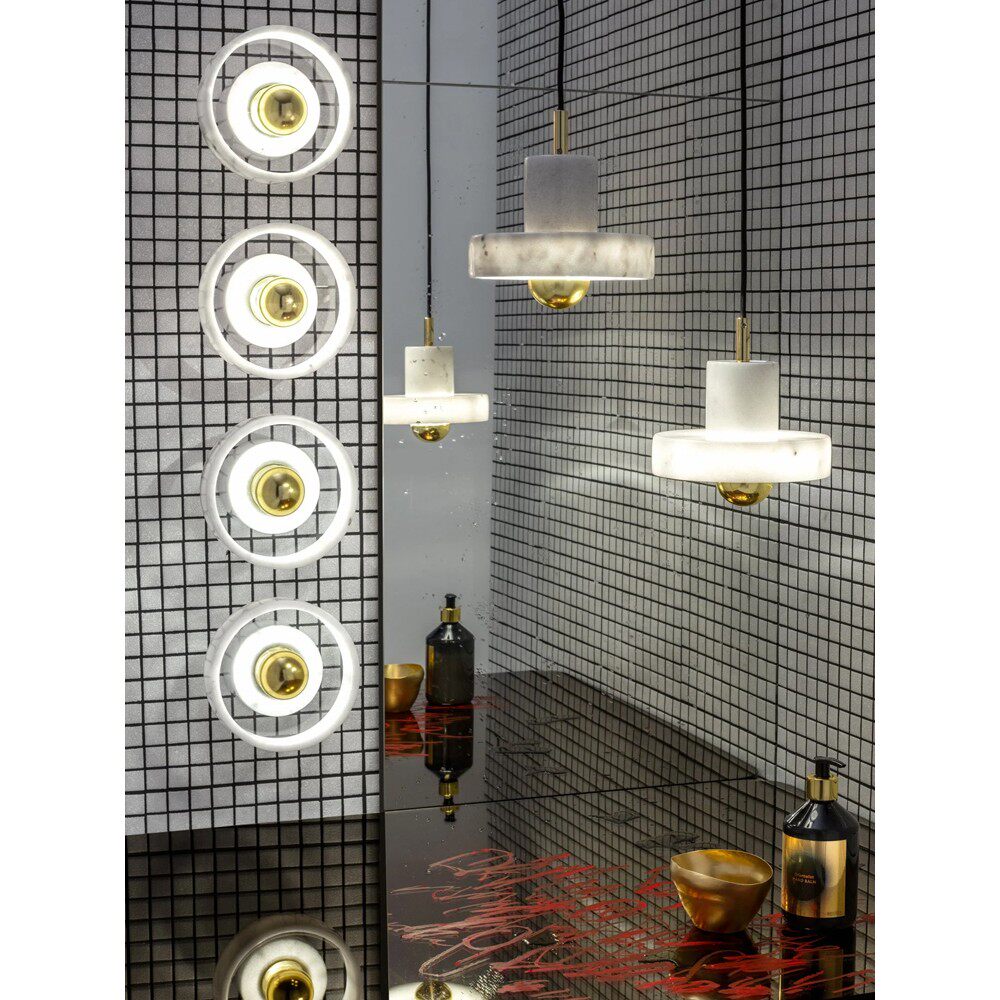 英国Tom Dixon Stone Wall壁灯简约客厅走廊过道卧室床头大理石灯