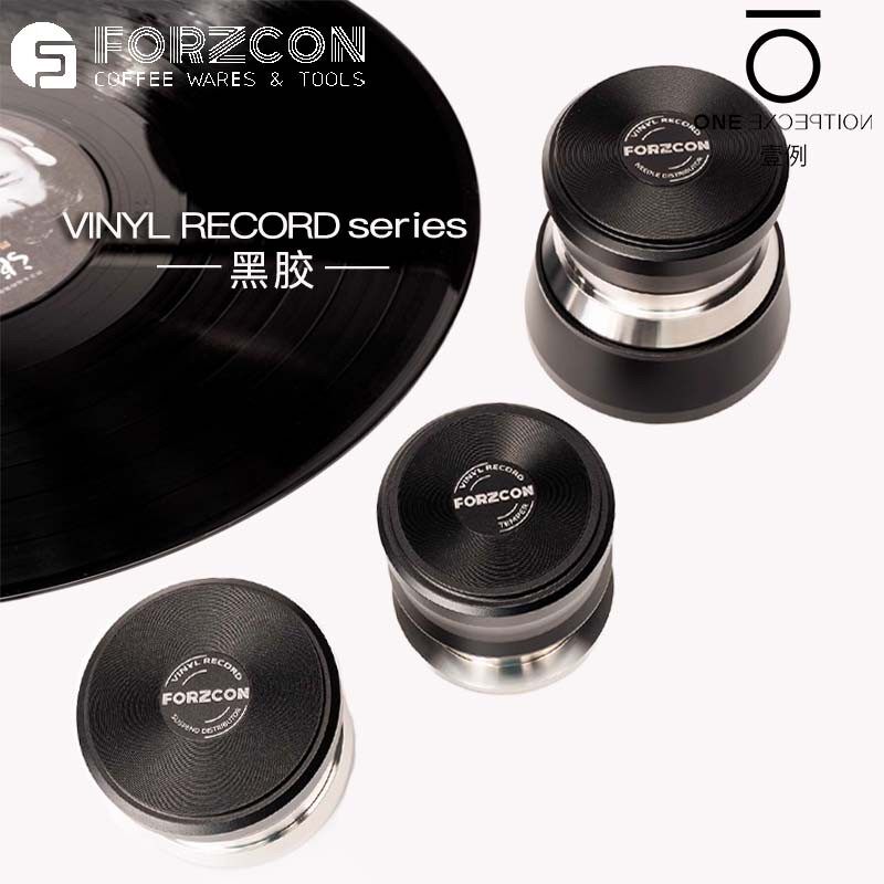 FORZCON孚光布粉器意式咖啡布粉针自重力定压冲击压粉锤搅粉黑胶
