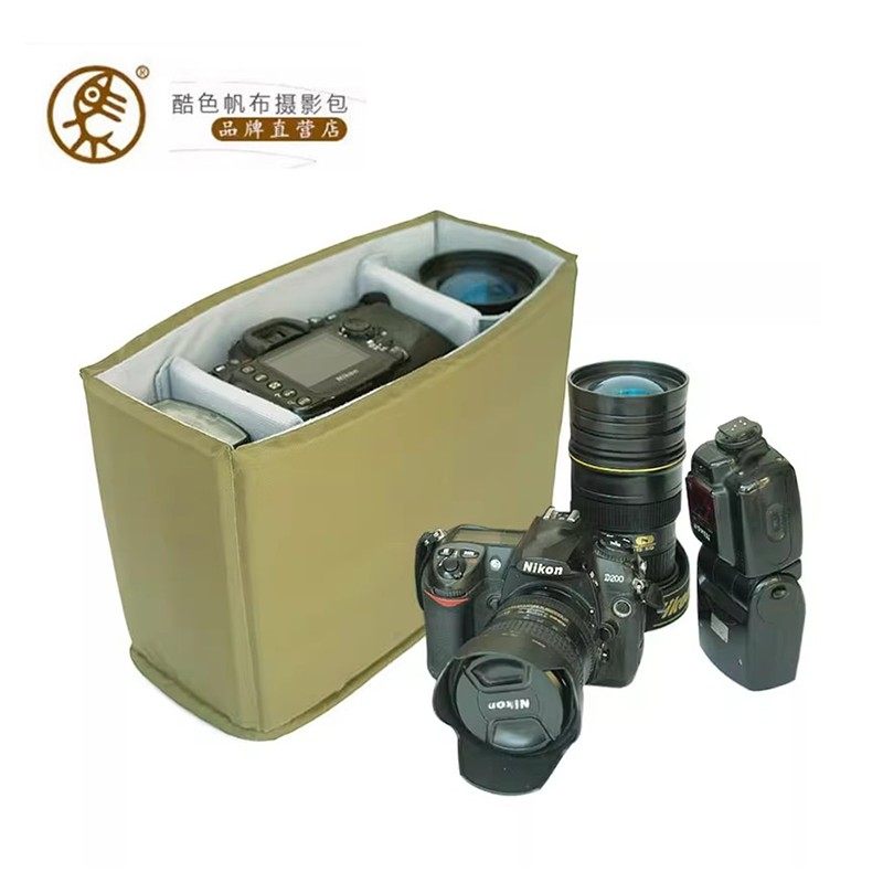 酷色 数码单反相机内胆包 镜头保护套 单双肩背包收纳袋内胆防震