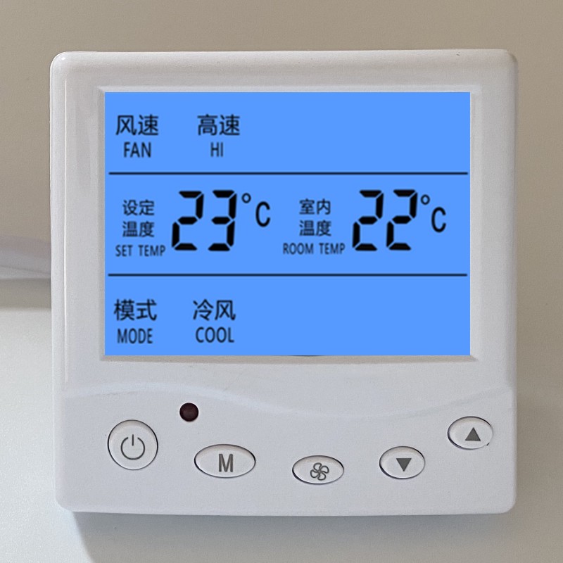 特价水系统中央空调液晶智能温控器 通风机盘管三速开关面板控制