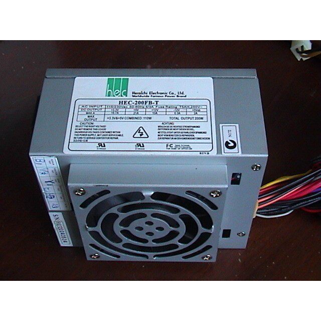 伟训SFX-A额定功率200W MicroATX-A电源 HEC-200FB-T 适用1+1电脑