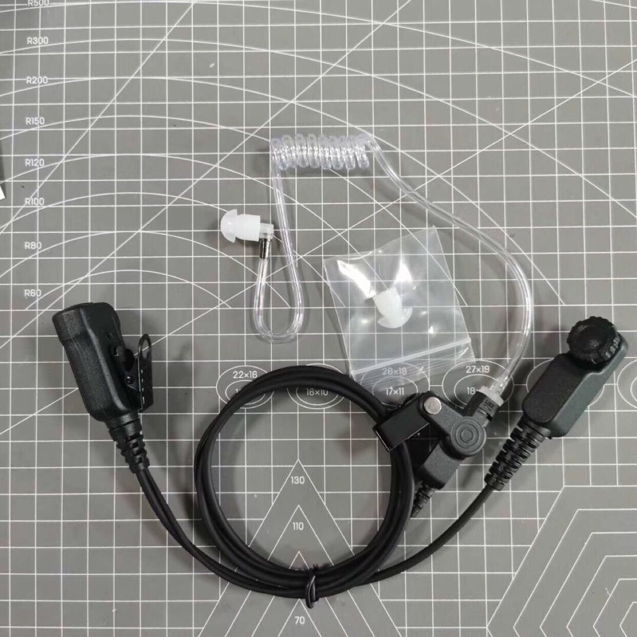 万格VR8810 VR8820对讲机高端透明空气导管耳机