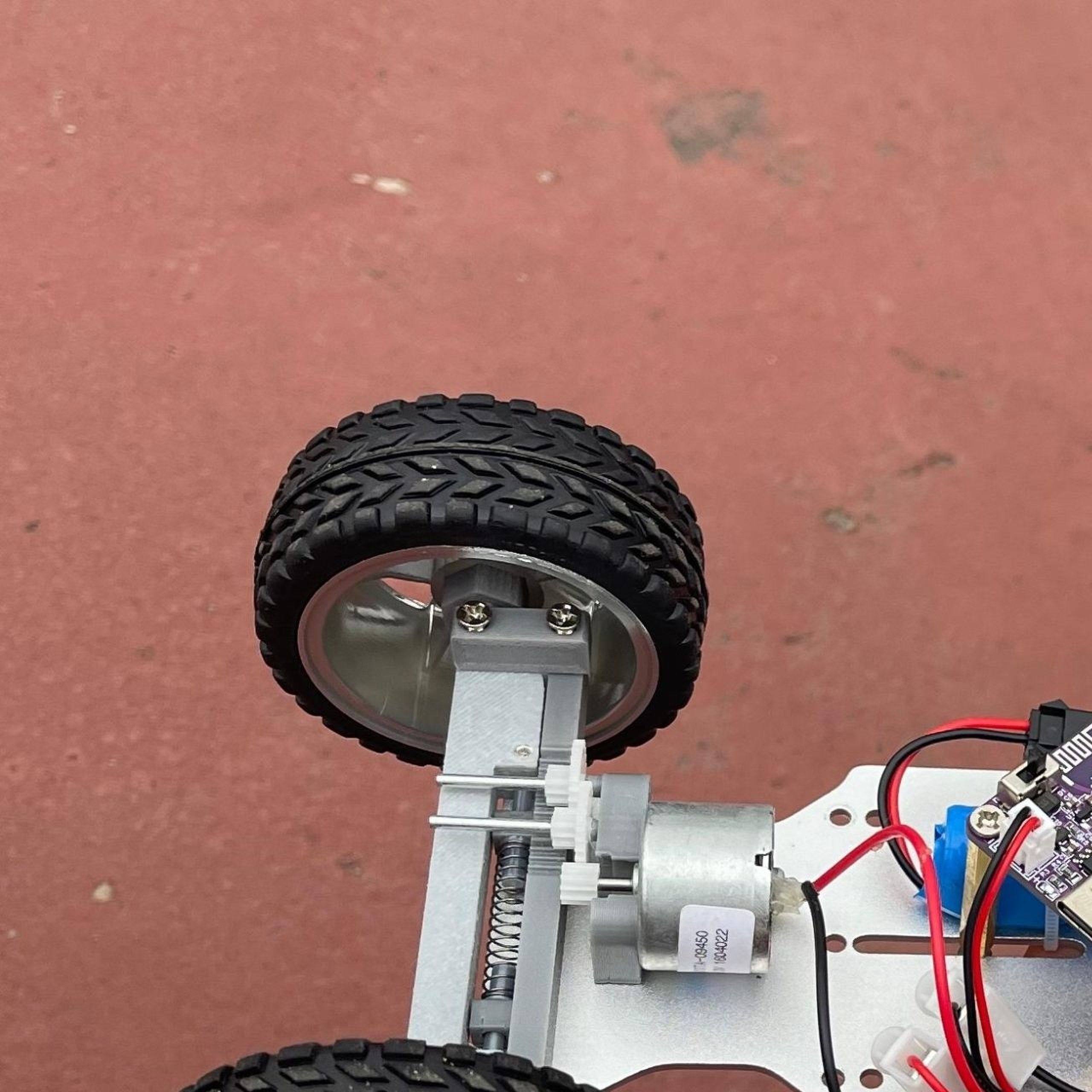 C1全拼装齿轮差速器转向铝合金遥控智能小车3D客DIY玩具科创套件
