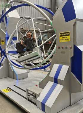 天2年新型三维太空环游乐设备 环多维4滚77413部队航训练器材