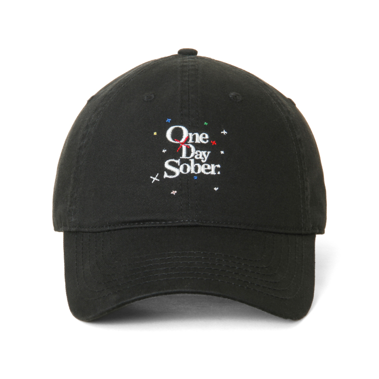 OneDaySober刺绣Logo软顶棒球帽