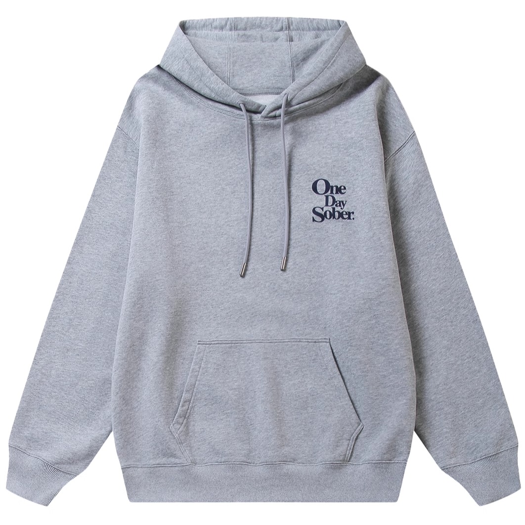 OneDaySober重磅水洗连帽卫衣