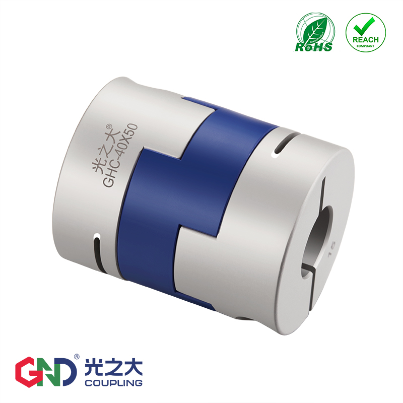 GHC十字滑块联轴器大扭矩步进伺服电机梅花膜片波纹U管铝连轴器GN