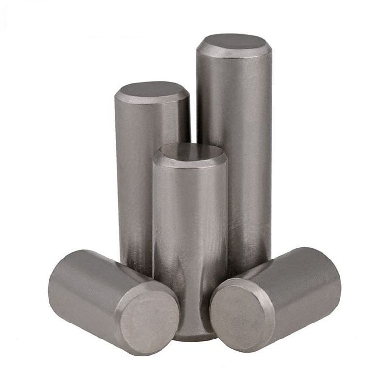 304不锈钢圆柱销5mm定位销钉实心M5*5x6x8xF12x15x25x60x70x80x10