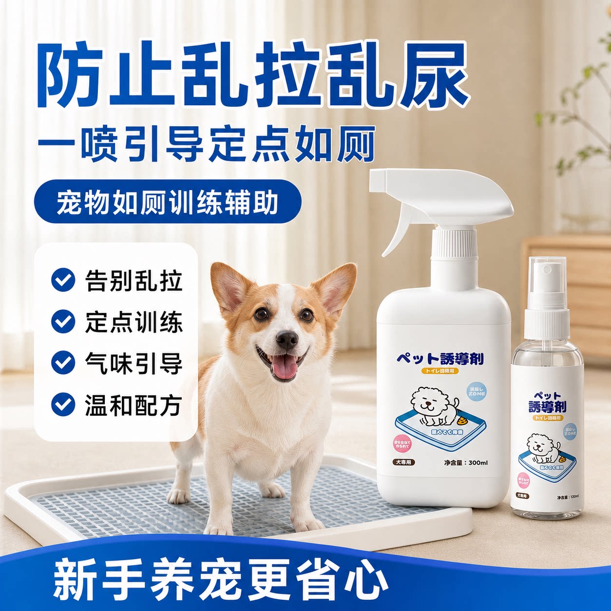狗狗定点排便诱导剂训练引导狗狗上厕所狗大小便比熊小狗幼犬排便
