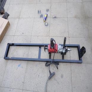 手推滚轮支架铺管机双高过路水钻顶管机加厚钻杆非开 挖穿越打眼