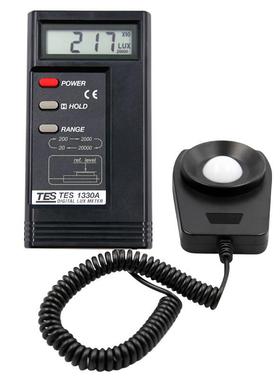 台湾泰仕TES照度仪系列1330A数字照度计测光仪高精度照度测试仪