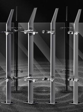 建鼎不锈钢立柱楼梯阳台扶手玻璃栏杆工程立柱非标定制护栏304201