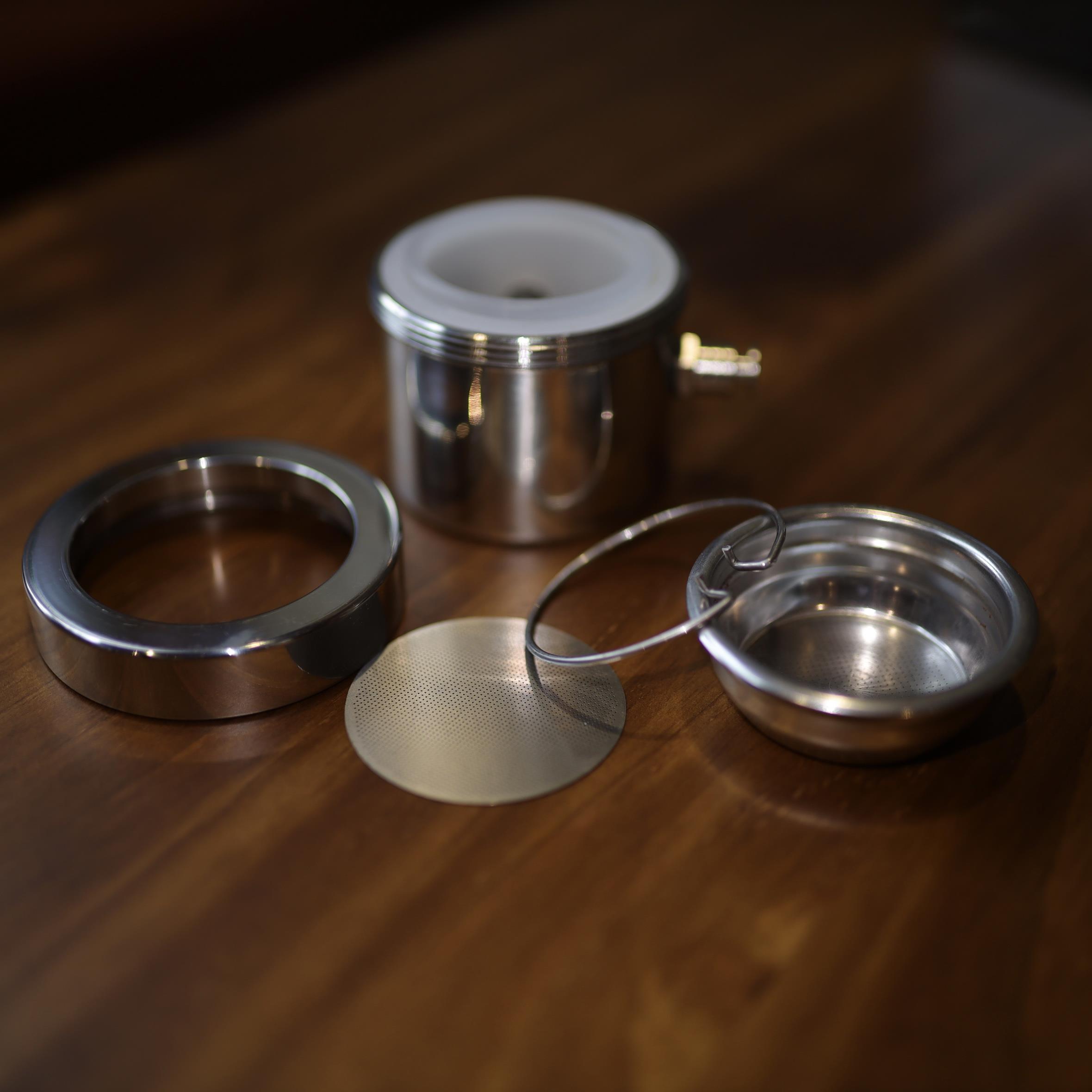 气泵气动咖啡机不锈钢平替意式咖啡机高压萃取9bar咖啡机替摩卡壶