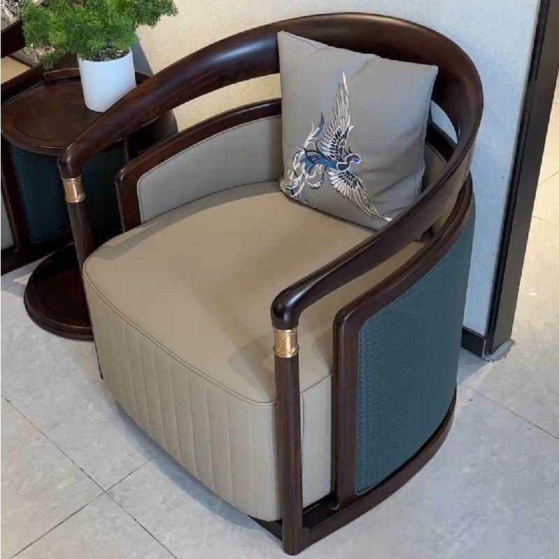 新中式乌金木休闲椅三件套组合客厅沙发圈椅别墅禅意太师椅阳台椅,住宅家具,沙发椅,淘宝优惠券,粉丝福利购,淘宝优惠卷