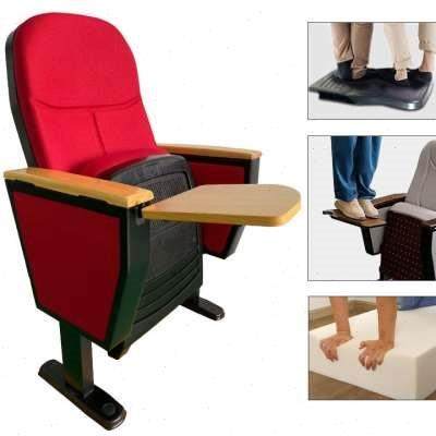 定制礼堂大会议室连排椅阶梯教室座椅 带扶手软包报告厅礼堂椅议