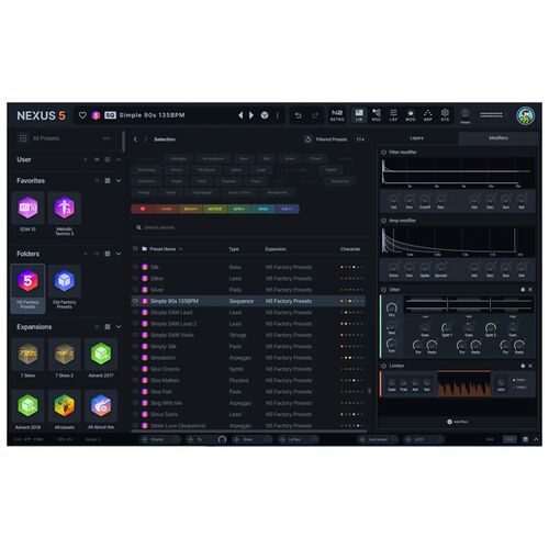reFX Nexus 5 新版全套200G编曲合成器嘻哈电音插件音源音色安装
