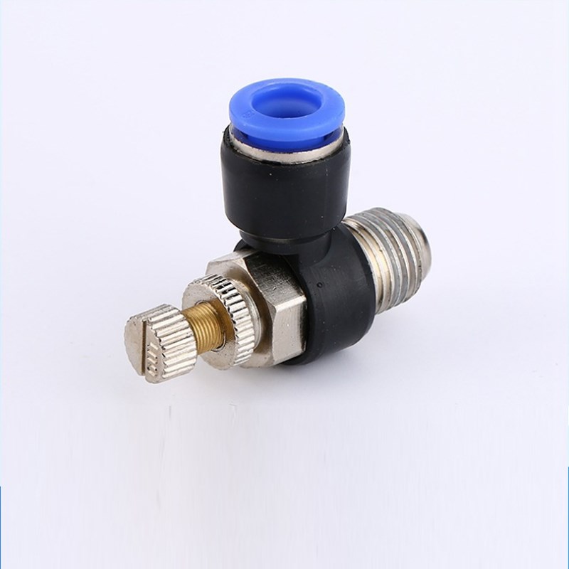 可调气缸气管接头SL8-02调节速阀节流阀SL6-M5/4-01P/10-03/12-04