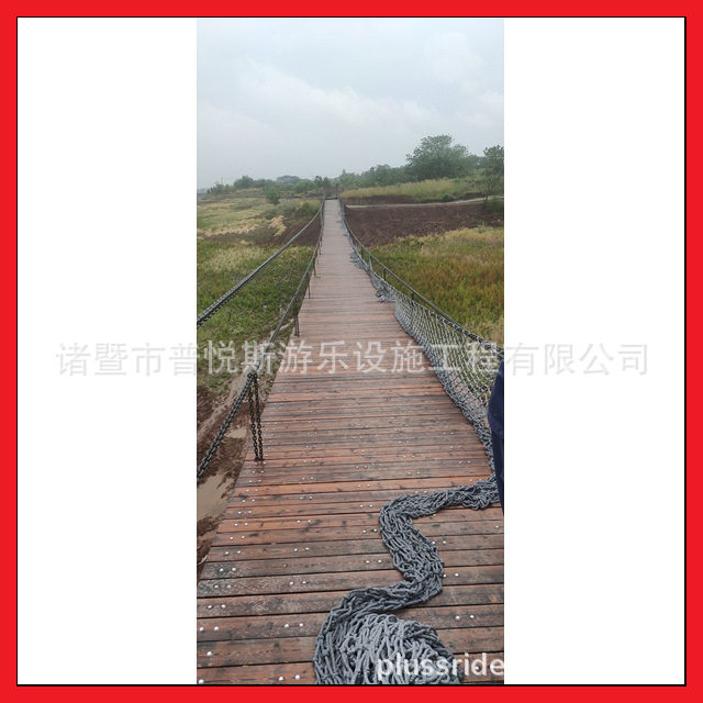 防腐木景观桥 索桥 木桥 玻璃栈道 景观台 玻璃桥 景区玻璃桥