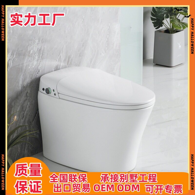 家用静音防臭大管道节水智能马桶记忆功能清自动清洗无电冲水一体