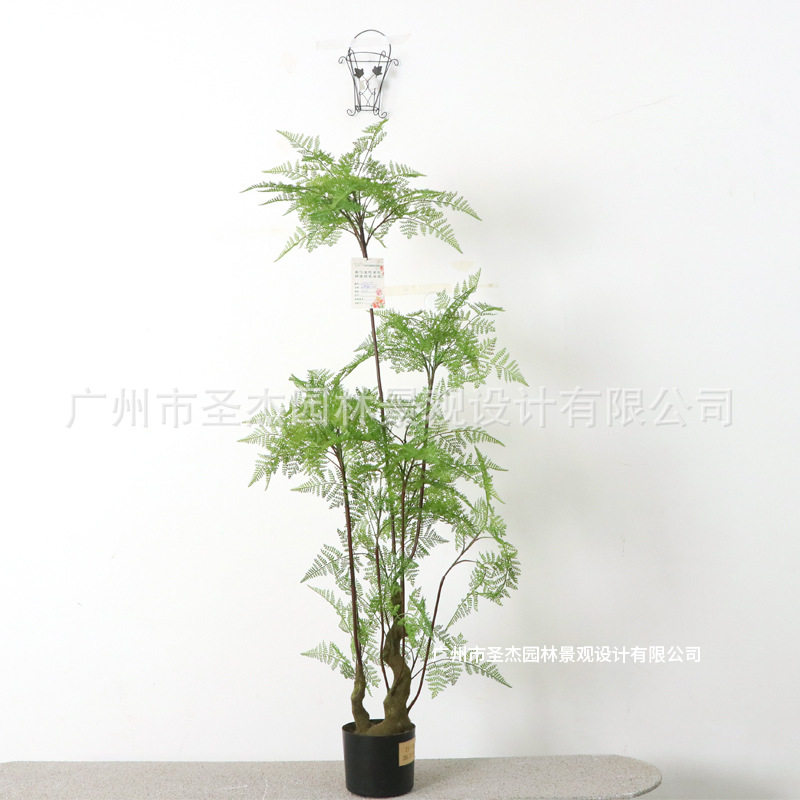 室内仿真蕨草北欧造景仿真绿植波斯草仿真植物波斯蕨室内仿真蕨草