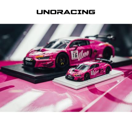 UNORACING x SPARK 奥迪R8 LMS GT3 EVOII  Spa 24H树脂赛车模型