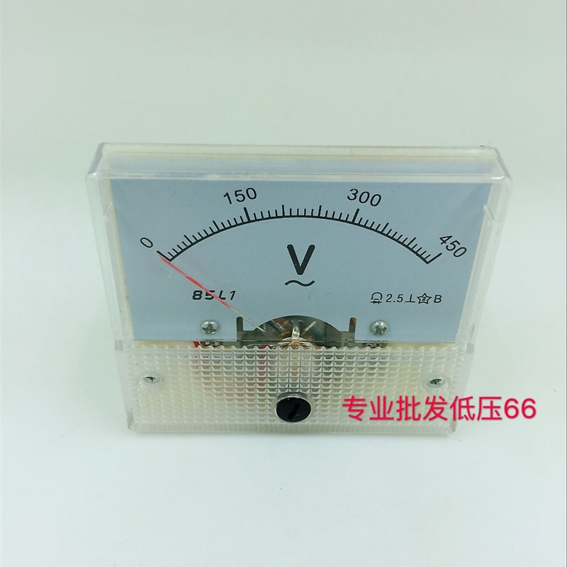 85L1-V交流电压表电流表85L1 0~250V,450V,300V,500V  65*55
