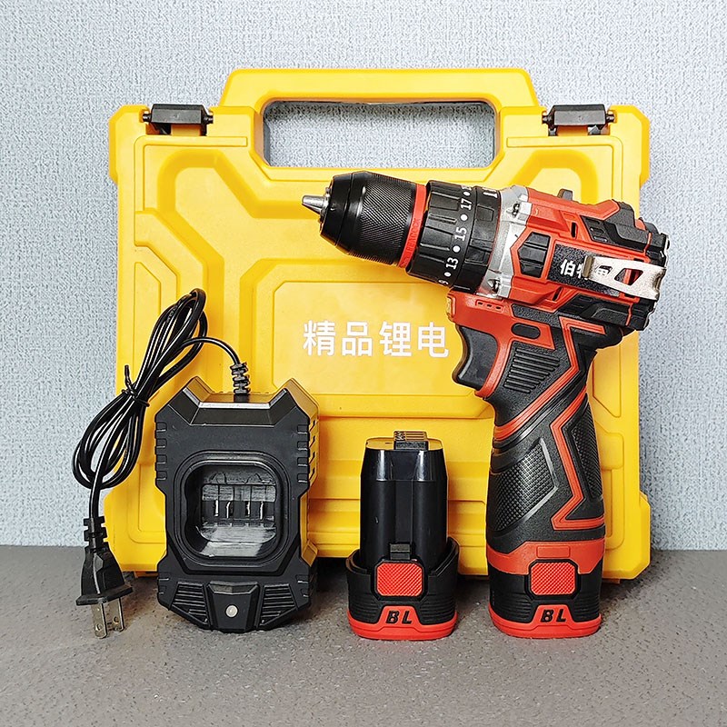 小钢炮无刷电钻手电钻手枪钻电动钻家用电动螺丝刀充电锂电钻电转