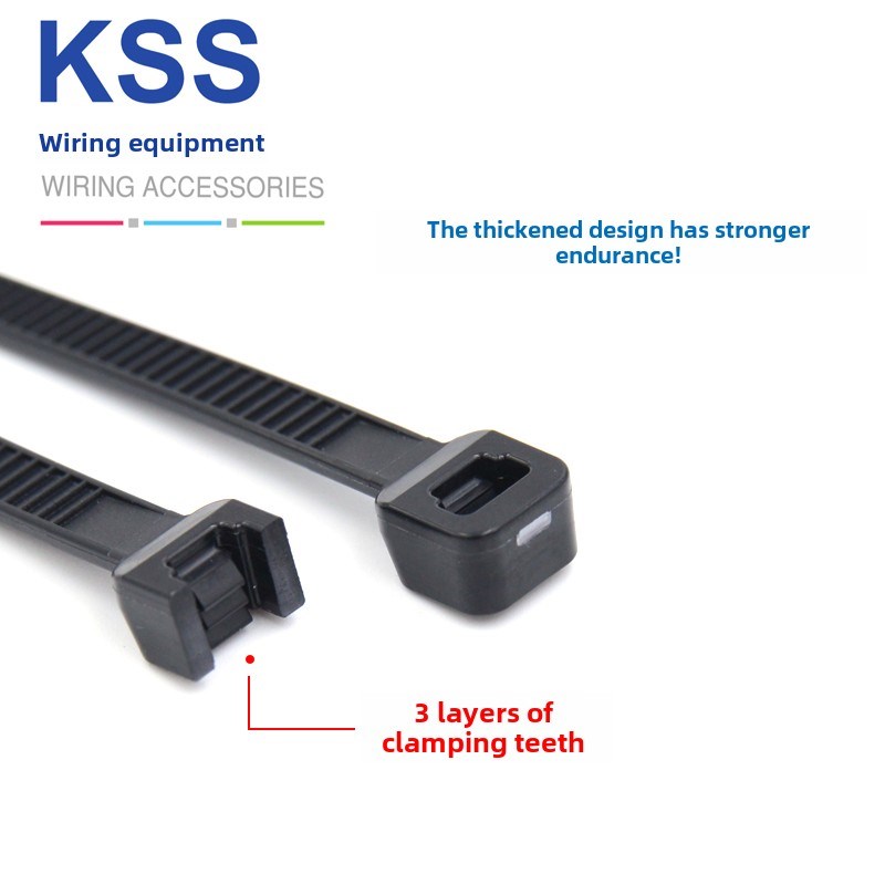 台湾Kss尼龙扎带Cv-200Mb/2.5*200Mm耐低温扎带/Cashi耐高温扎带