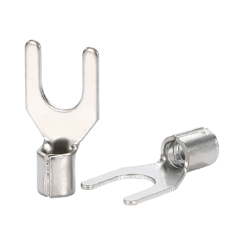 冷压端子UT系列接线鼻铜线耳电线连接器U形裸端头铜鼻子接线端子