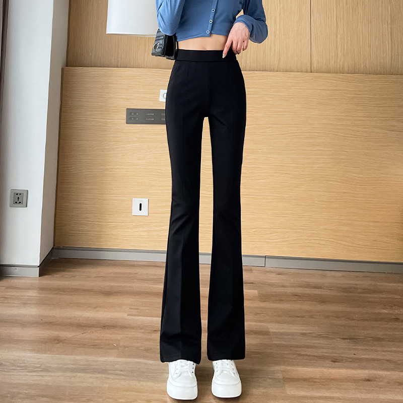 九分微喇裤女高腰显瘦大码胖mm