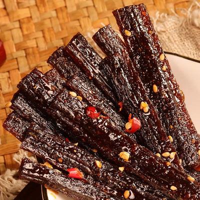 思乡山豆角干蒜煸辣条怀旧零食休闲 年货食品小吃湖南特产小包辣