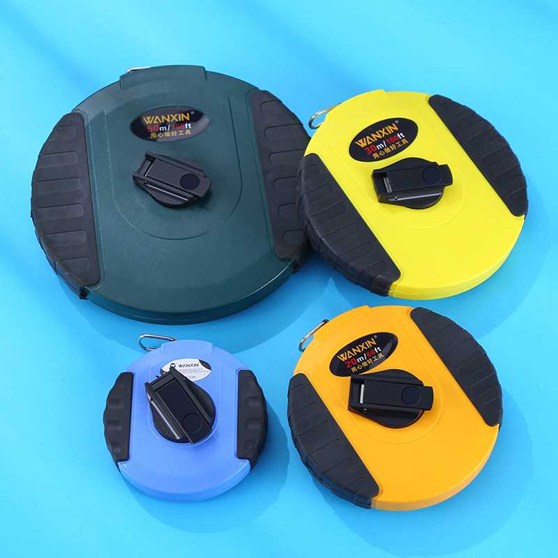 皮卷尺皮尺布卷尺纤维卷尺20 30 50 100米米尺土地体育量衣麻布尺