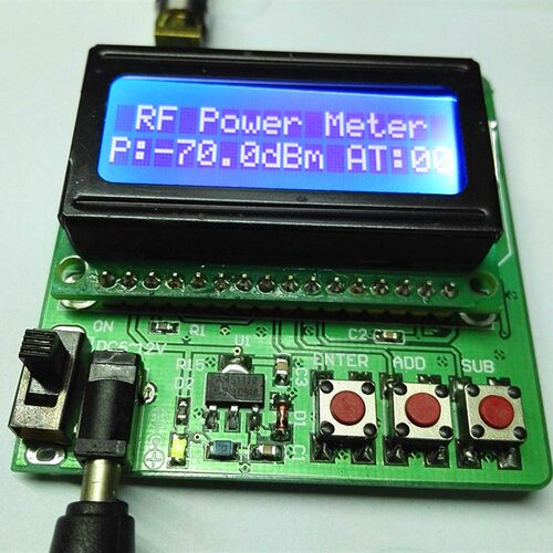 数显射频功率计  -75~+16dBm 可设定功率衰减 超小型LCD 自动背光