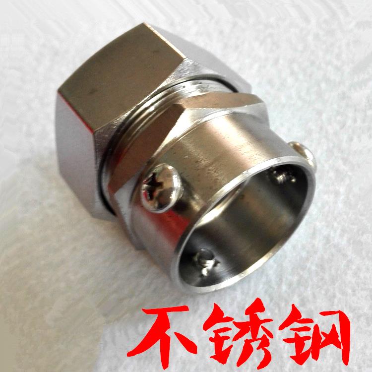 万帆304包塑金属软管不锈钢接头外丝连接内牙卡套外螺纹多规格好