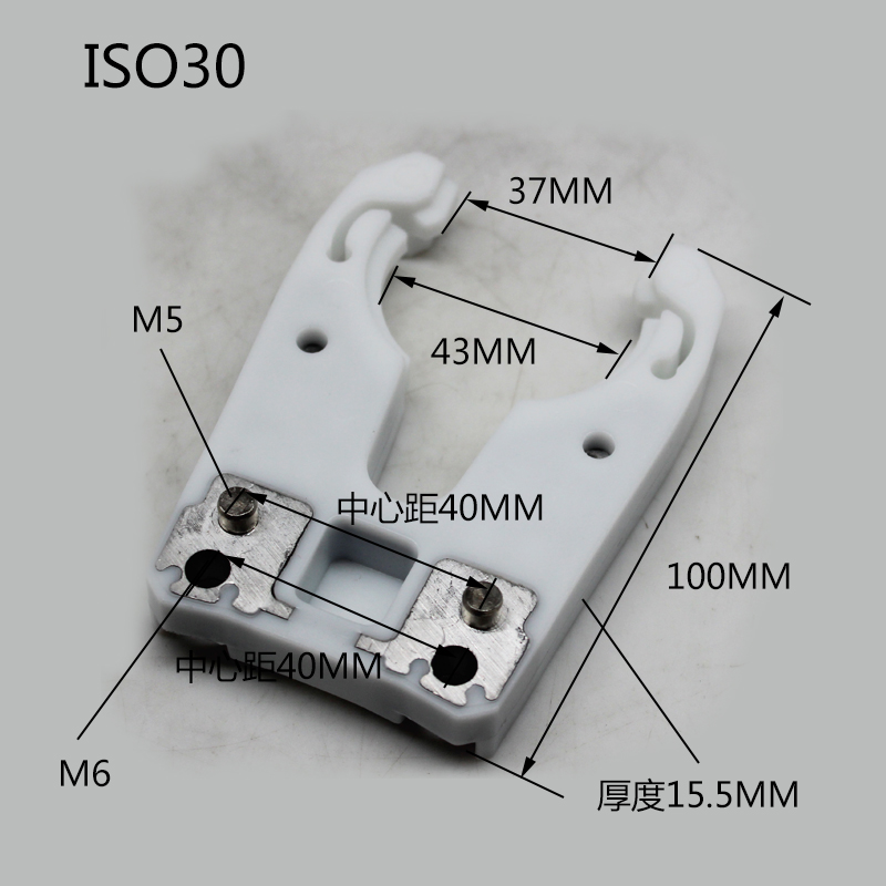 雕刻机自动换刀架刀柄数控CNC加工中心ISO30 NBT30刀夹刀卡bt40