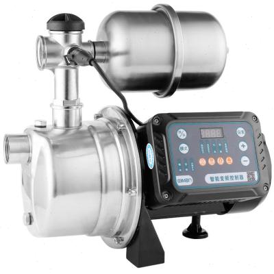 304不锈钢变频增压泵自来水管道加压泵全自动220V自吸泵370不锈钢