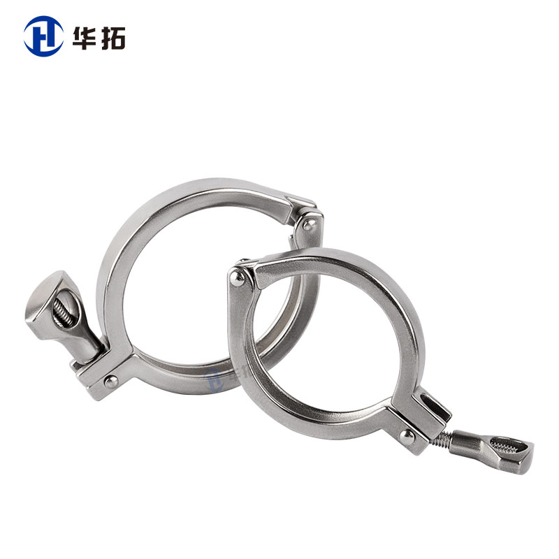 卫生级快装卡箍304/201不锈钢C接头夹头抱箍快接精铸卡扣管夹重型